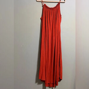 Maurices maxi dress Adjustable spaghetti strap beaded neckline size 2XL